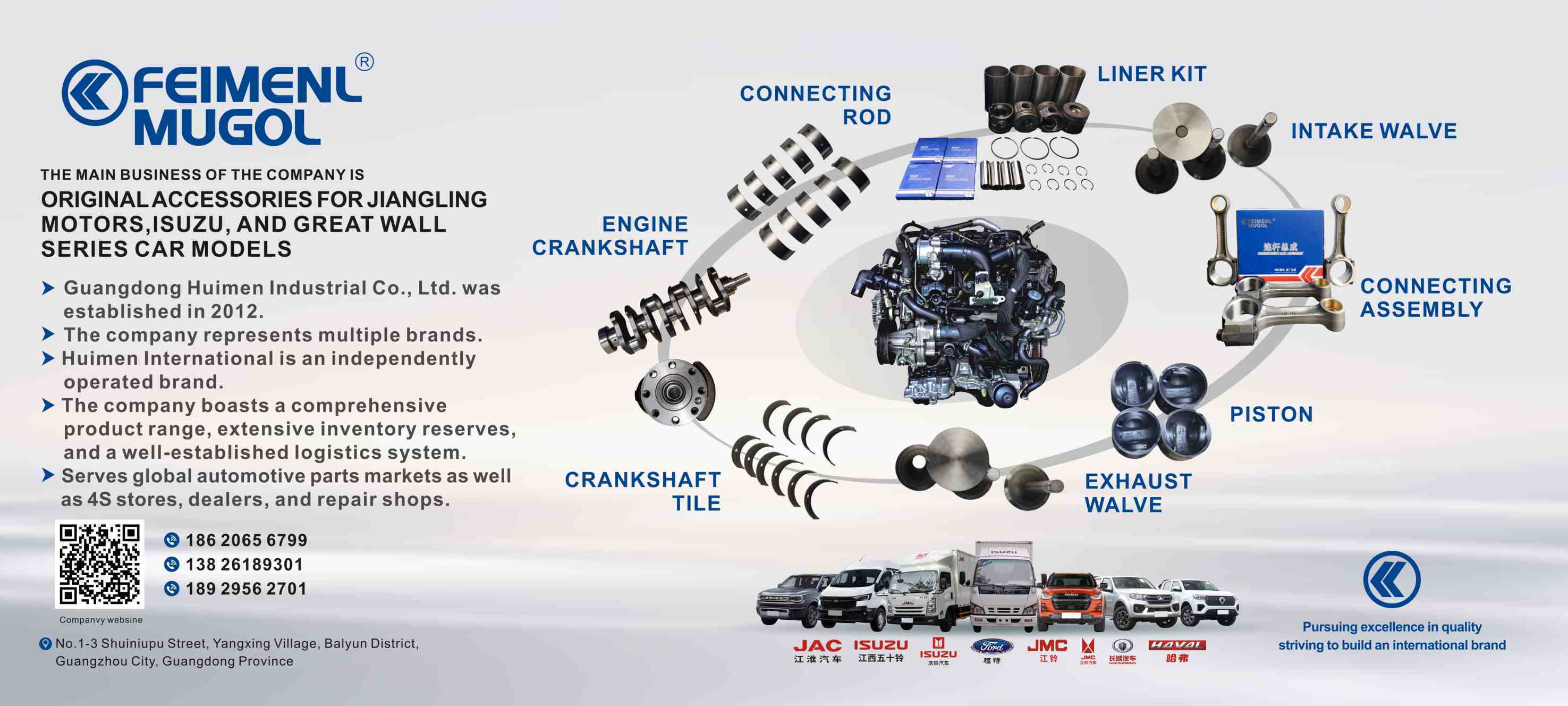 Kalite kamyon motor parçaları fabrika